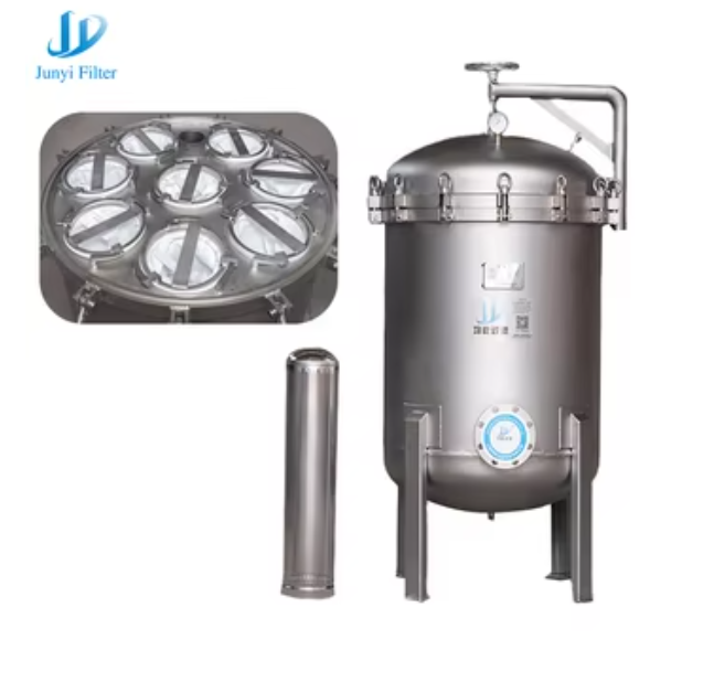 316L stainless steel Multi-bag filter for solid-liquid separation