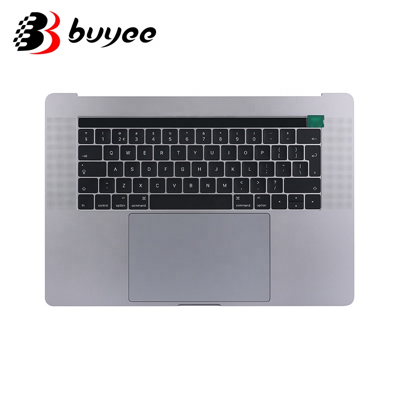 Сенсорная панель для MacBook Pro, верхний корпус A1707 15 дюймов, с английской клавиатурой, с аккумулятором, серая/серебристая, с покрытием Palmres, как новый