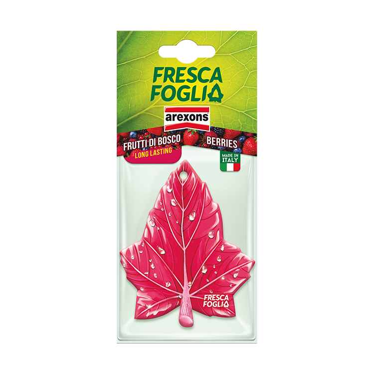Fresca Foglia Frutti Di Bosco-висит автомобиль духи бумага освежитель воздуха, натуральные лист автомобильный освежитель воздуха