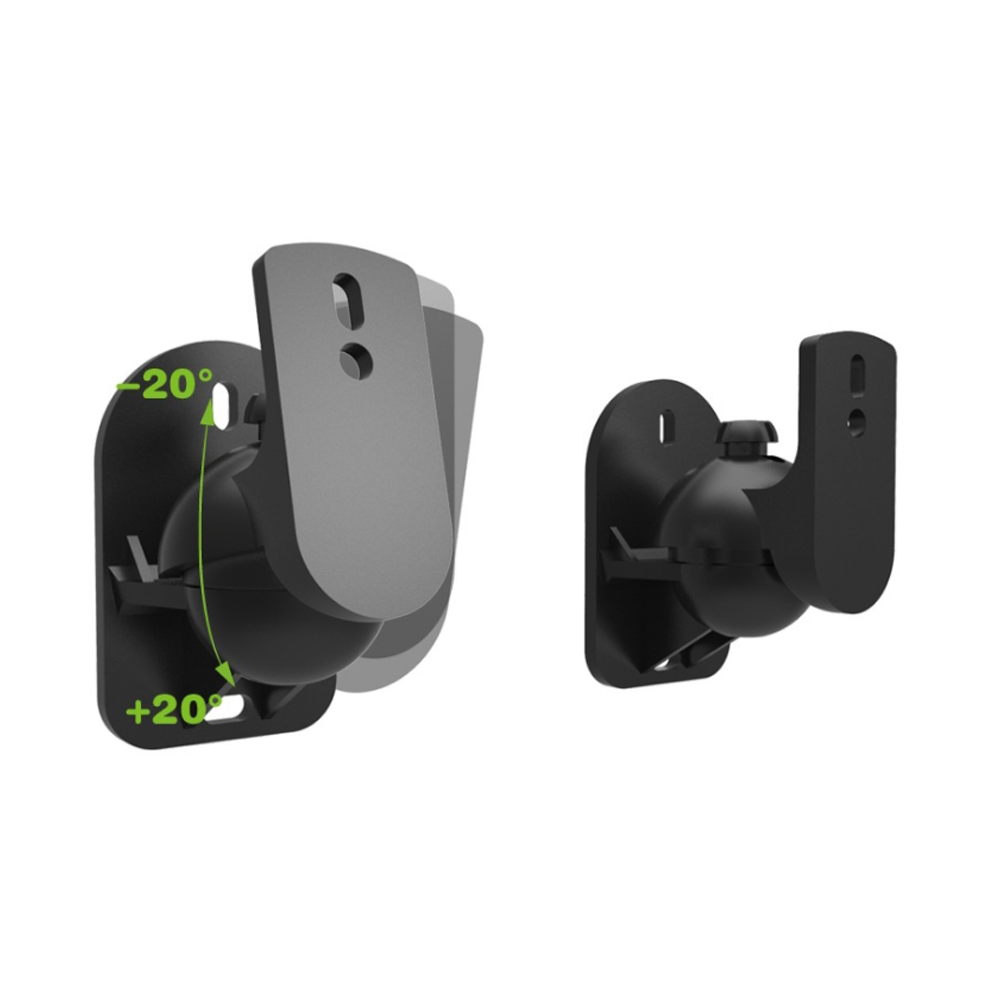 China Supplier custom Professional Black Coating Sheet Metal Stamping Universal Wall Mount Speaker Bracket