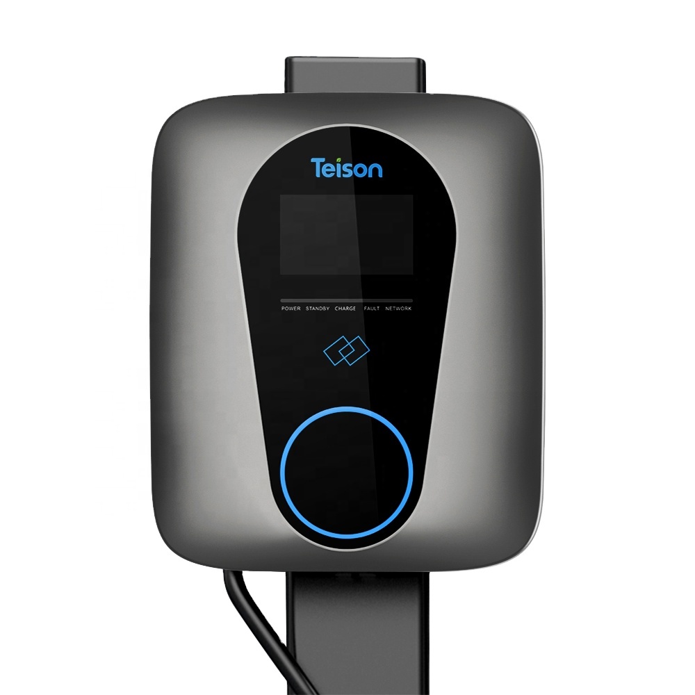 Заводская зарядная станция Teison для электромобилей smart charge OCPP 1.6J type 1 sae j1772 plug