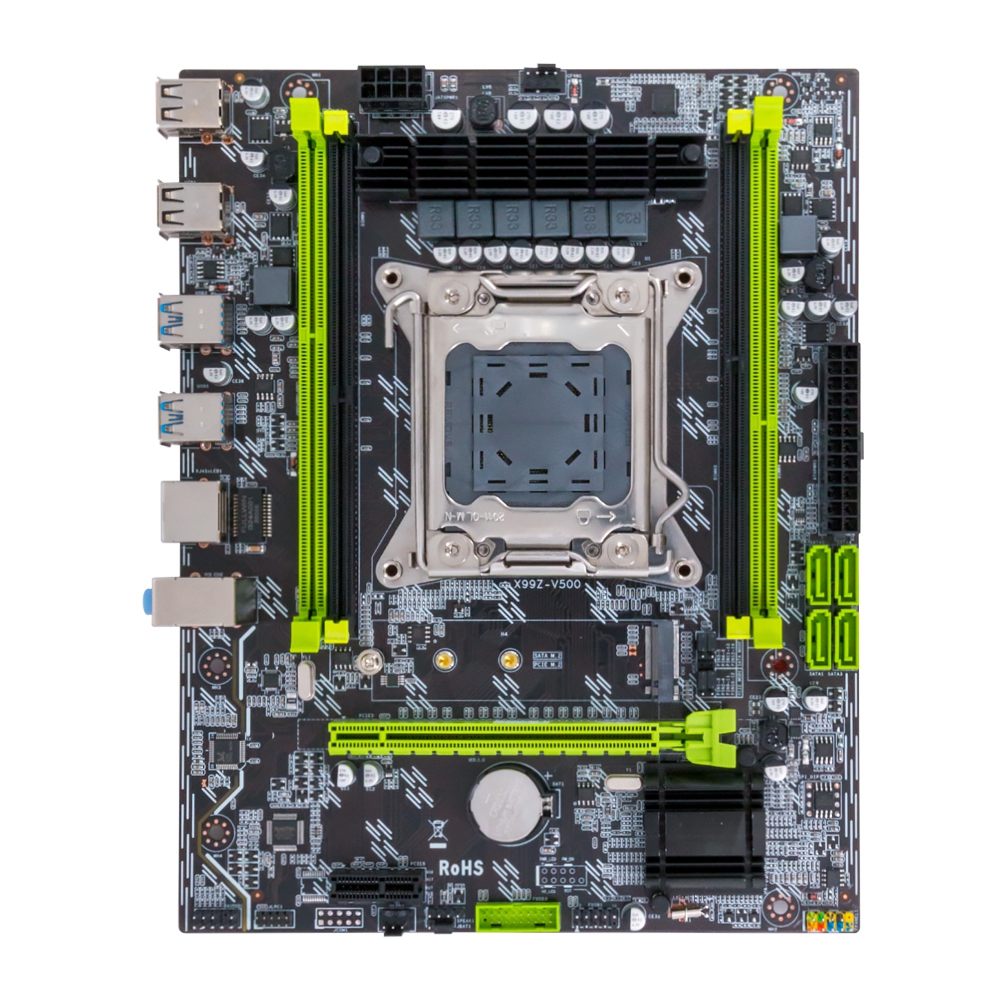 Материнская плата X99 V500 matx LGA2011 V3 V4 DDR3 + DDR4 RAM с поддержкой ram