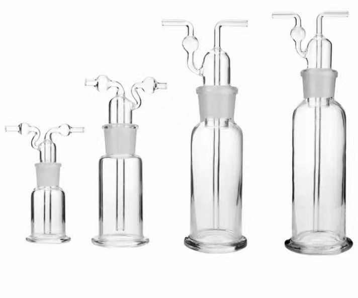 wholesale laboratory experiment gas washing glass bottle