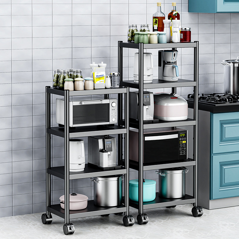 3-Tier Storage Shelf Wire Shelving Unit Adjustable Heavy Duty Storage Shelves for Kitchen Organization with Leveling Feet