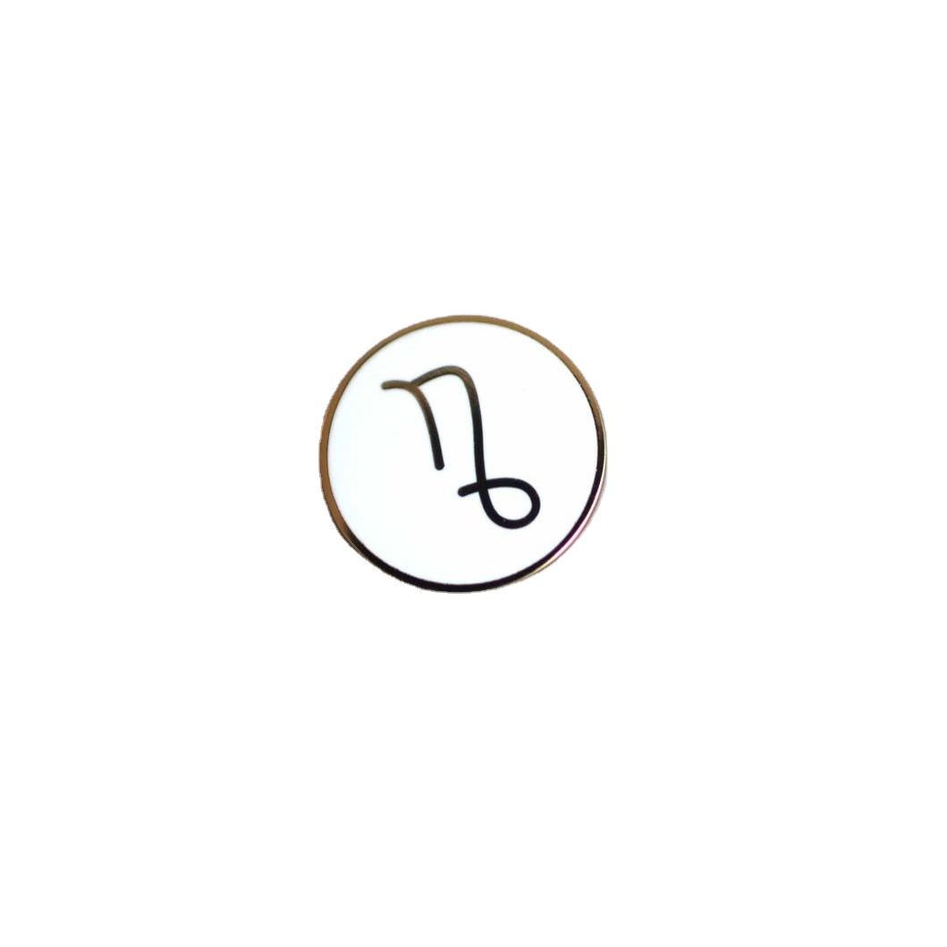 Zodiac Astrology Birthday Month Galaxy Hard Enamel Pin for gift