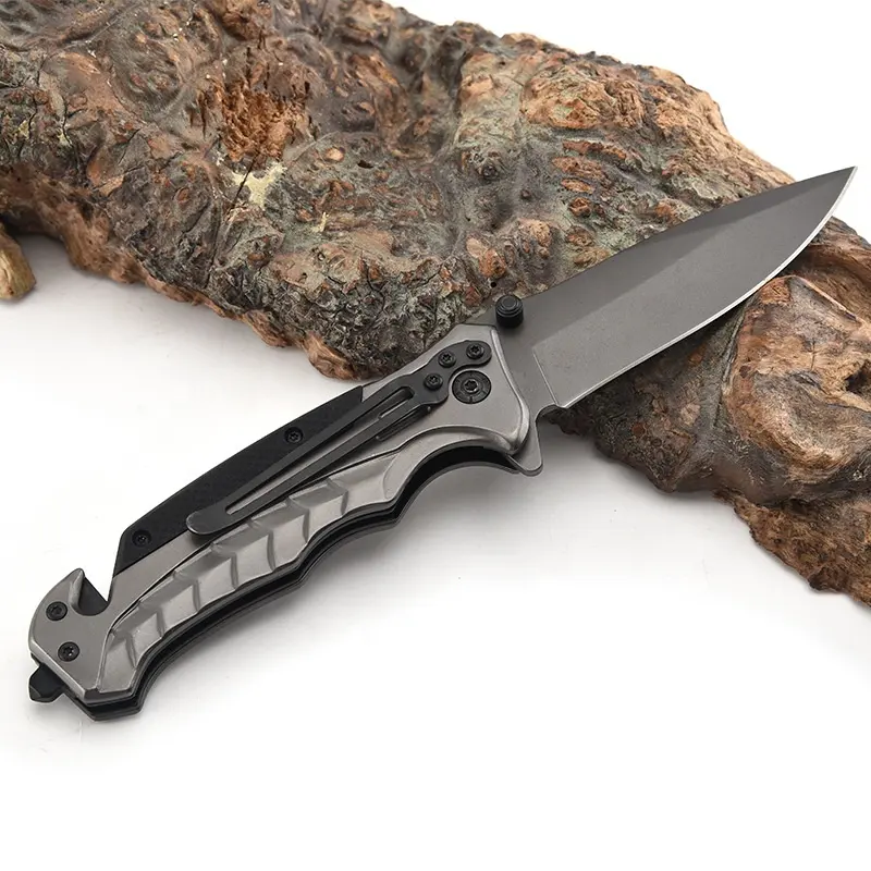 Stainless Steel Camping Outdoor Survival Folding Pocket Hunting Knife