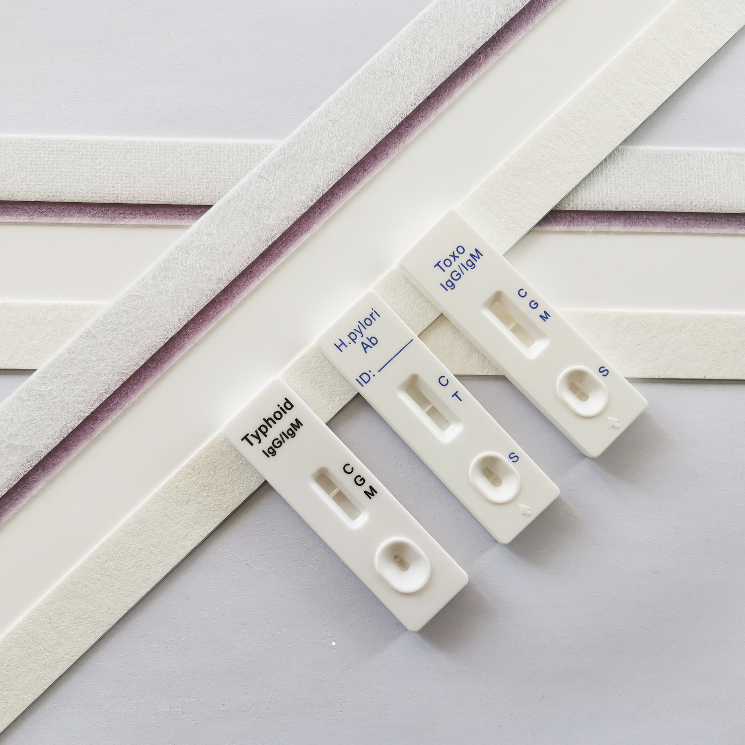 Dengue Ns1 Igg/Igm Rapid TesT Kits Tropical Infectious Disease Test Uncut Sheet