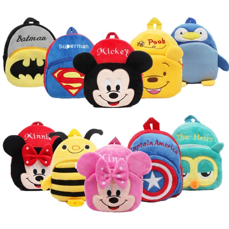 Plush Gift Child Schoolbag strolling Kindergarten Children Boys Cartoon Bags Kids cute Backpack Girls school bag kid backpack