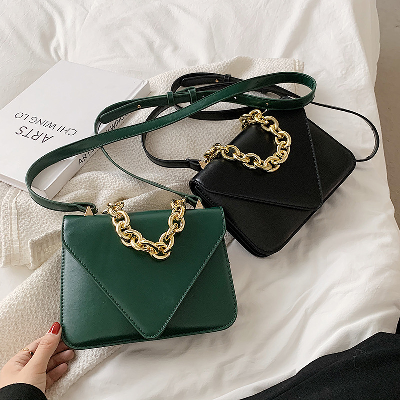 IDS korean style messenger bag Simple texture 2021 new Chain women handbag messenger bag