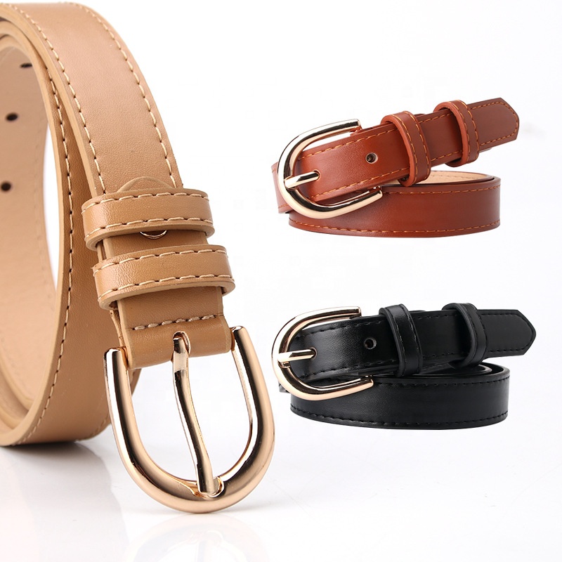 Trendy ladies belt Korean style simple pin buckle decorative belt fashion all-match women's belt wholesale