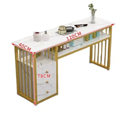 Nice Nails Bar Station Salon Furniture Wood Nail Tables Nail Desk Manicure Table With Chair