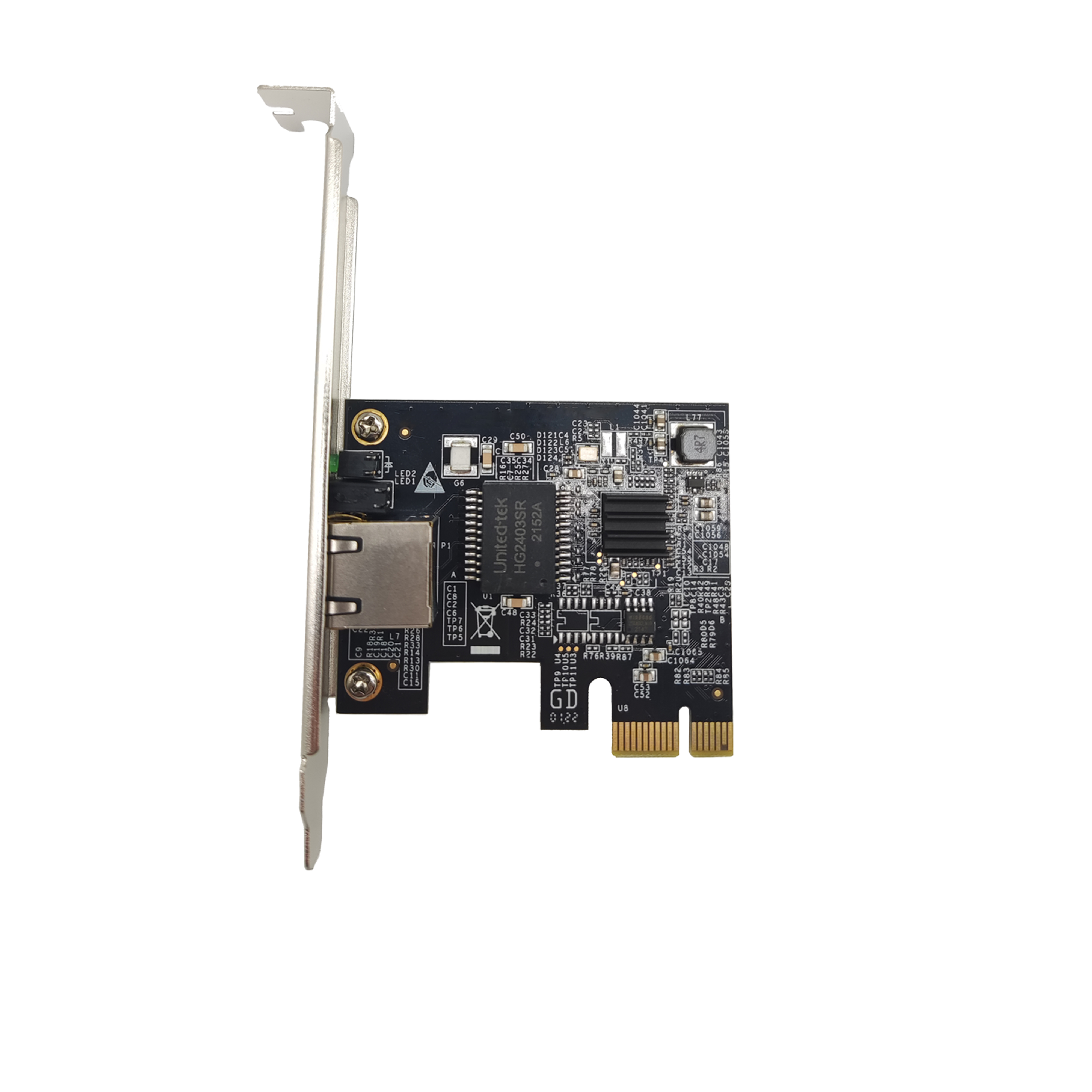 Двойной порт PCI Express 2,5G Ethernet Сетевая карта адаптер Usb Rj45 сетевой порт адаптер широкополосный