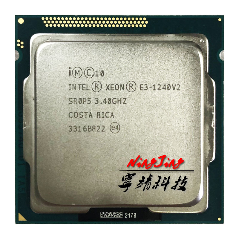 Intel Xeon E3-1240 v2 E3 1240v2 E3 1240 v2 3,4 ГГц четырехъядерный восьмипоточный ЦПУ процессор 8 Мб 69 Вт LGA 1155