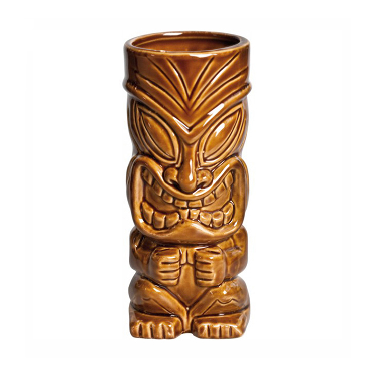 Лидер продаж, дешевая старинная керамическая чашка tiki