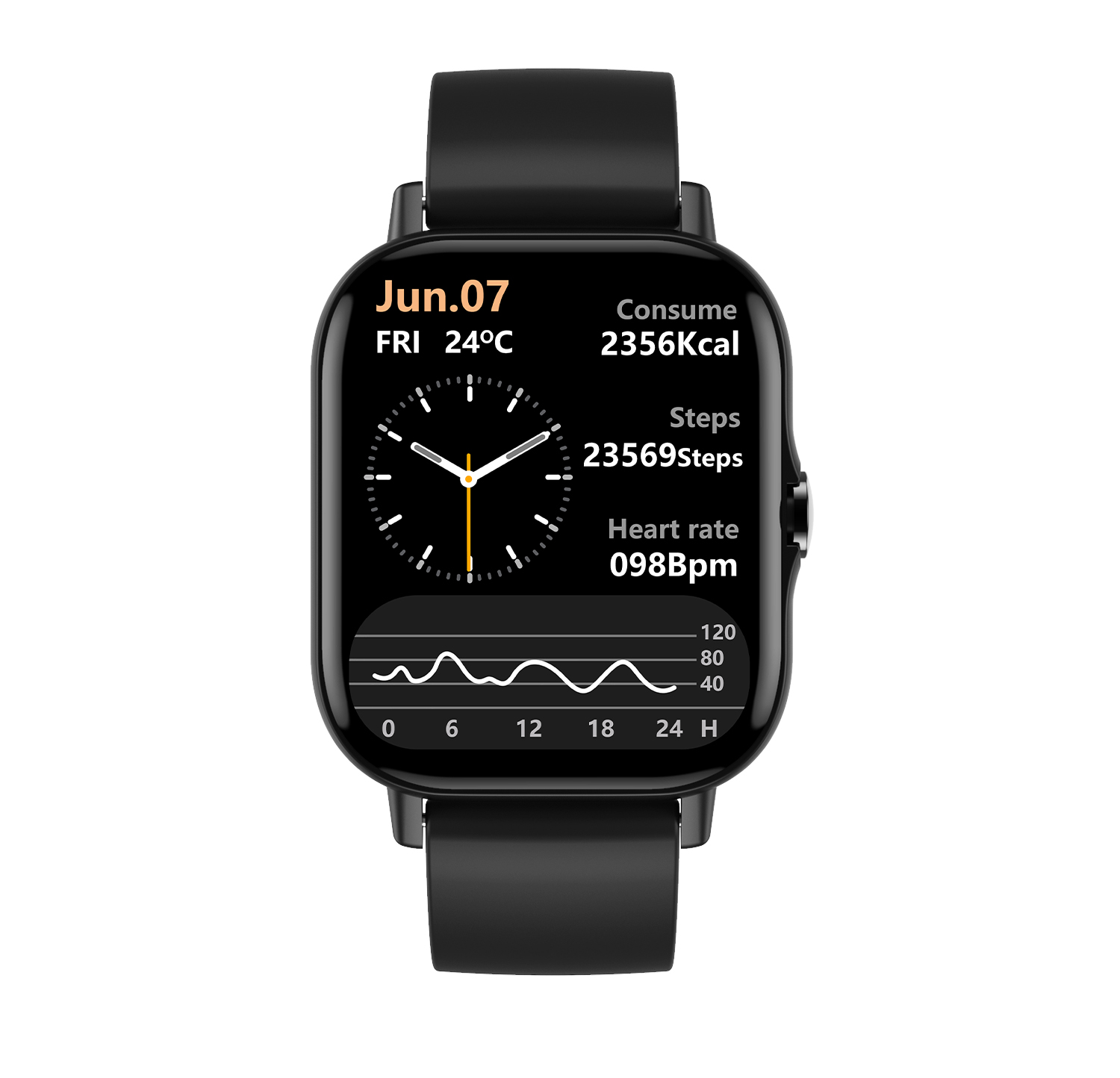 Hot new sports bracelet  pedometer  blood pressure wireless answering smart watch
