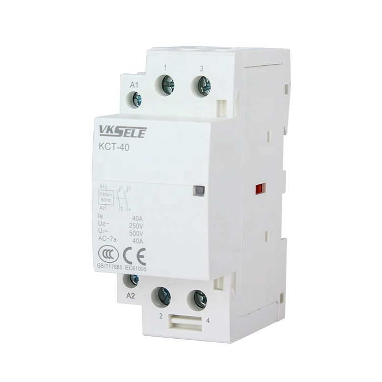 KCT-63 VCT - 63A цепи 2 pole 2NO / 2NC 220 В однофазный модульная переменного магнитного контактора