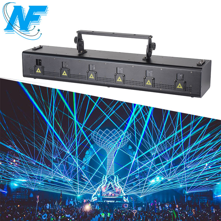 Newfeel laser 12w rgb head bar animation laser light ilda club festival splice laser light show