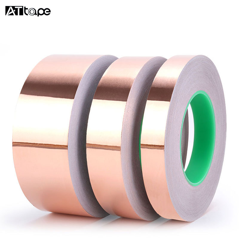 Copper Foil Conductive Tape Glue conduction 25mm copper tape 3mm copper tape for cable