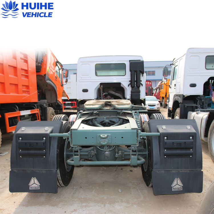 Китайский бренд howo 6x4 Лошадь мощность 371 б/у Тракторные блоки прицеп Головной Грузовик