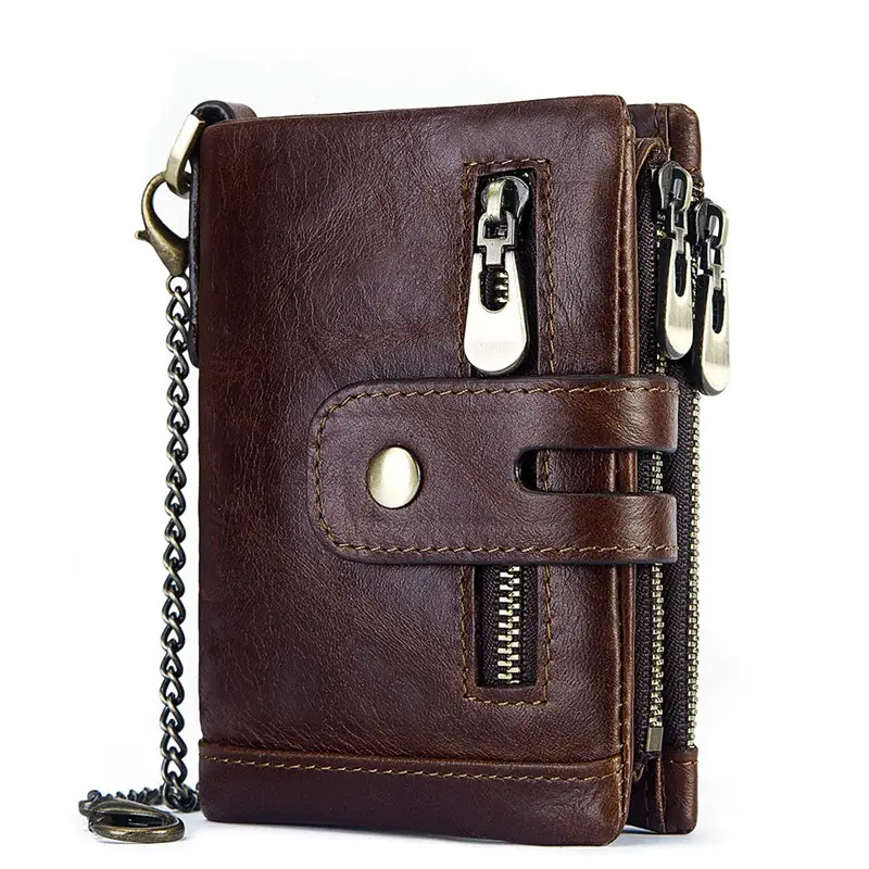 Genuine Cowhide men wallets leather Coin Purse Male Cuzdan PORTFOLIO  Portomonee Small Mini Wallets  Pocket wallet men fashion