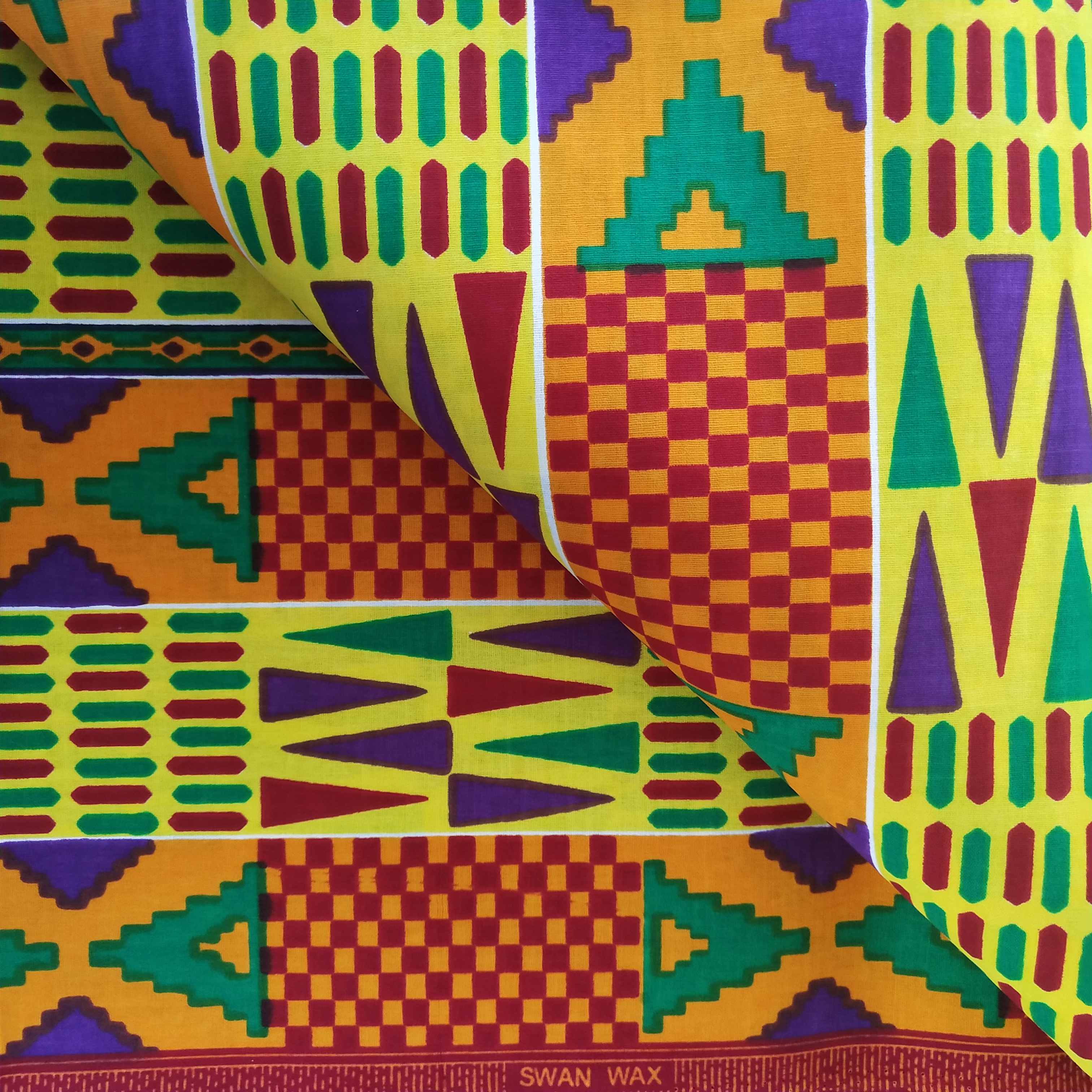 100% Cotton Material african wax block print fabric