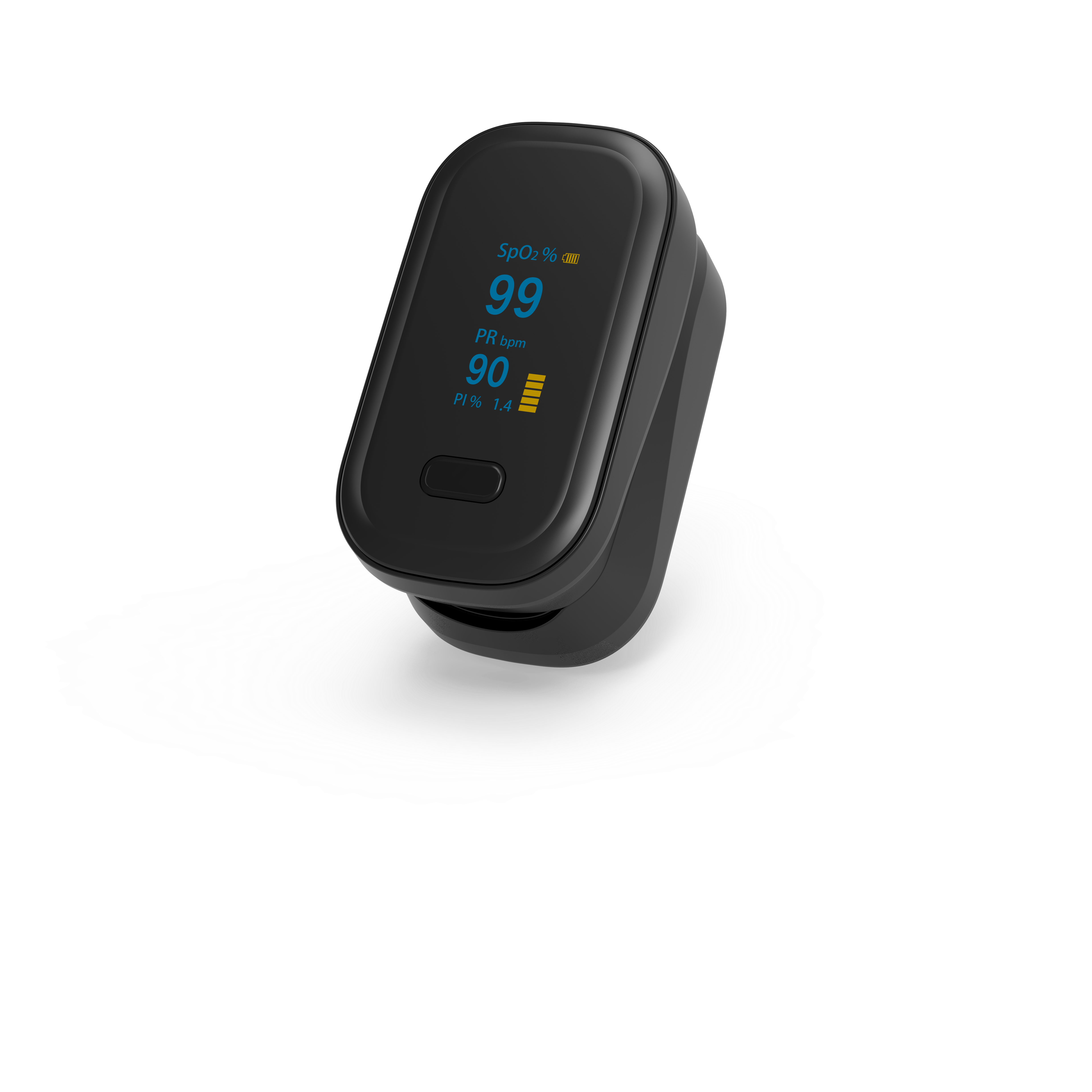 YK-80B black with PI Portable medical instrument fingertip pulse oximeter pulse oximeter with OLED display