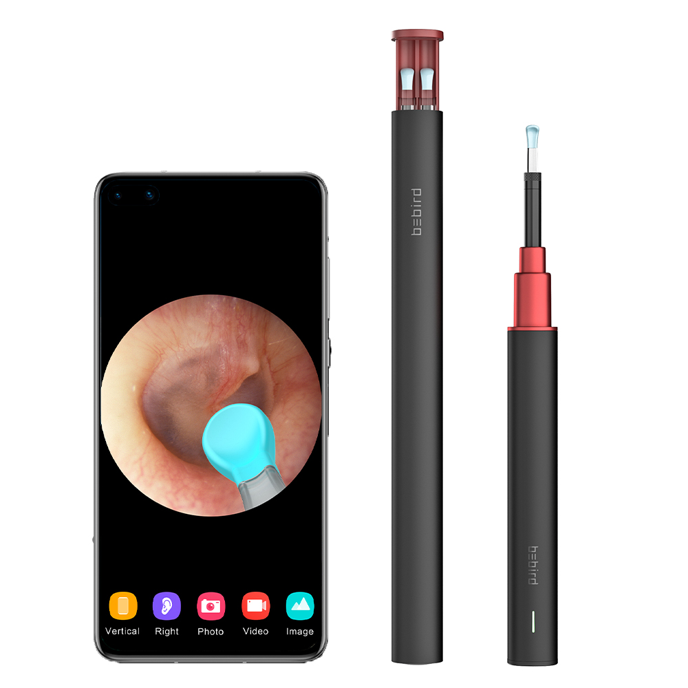 bebird smart mini wifi ear otoscope cleaner kit visual ear cleaning rod earwax removal tool for baby ear