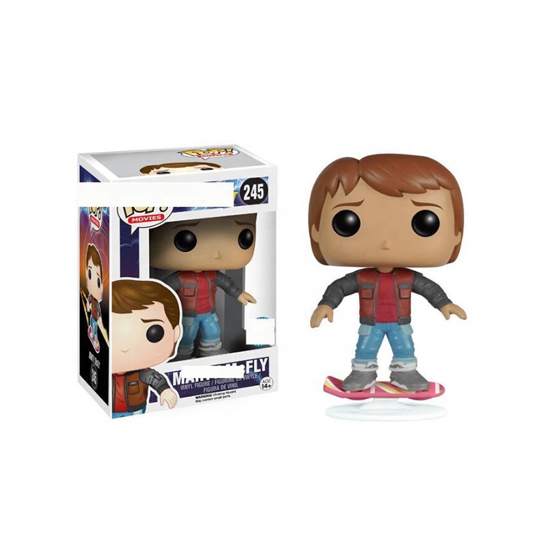 Funko pop фильм Back To The Future персонажа Marty McFly скейтборд виниловые куклы, игровые фигурки, модель игрушки #245