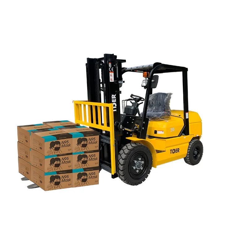 TIDER Chinese hydraulic forklift truck new forklift 3 ton 5 ton diesel forklift price