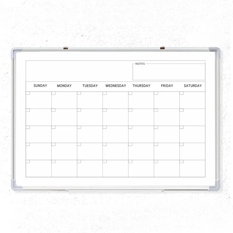 Factory Customized White Boards For Class Rooms Magnetic Whiteboard Weekly Calendar Planner Calendar