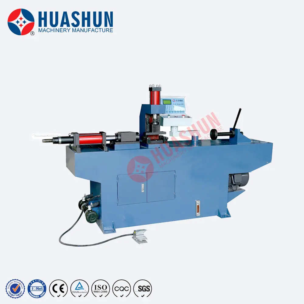 HS-TM-40 bottom price classical steel tapering pipe end forming machine