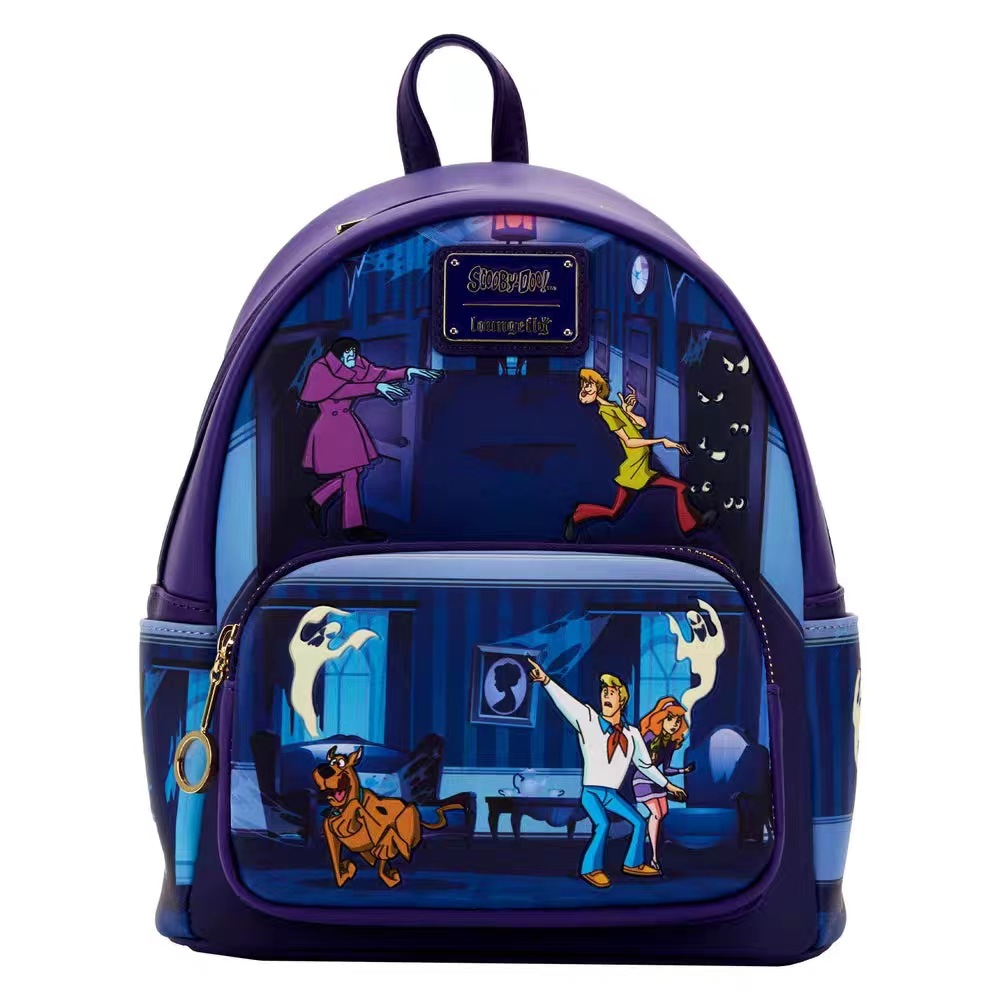 Loungefly SCOOBY-DOO периметр светящийся в темноте призрак шуби собачий шок рюкзак модная сумка детская школьная сумка