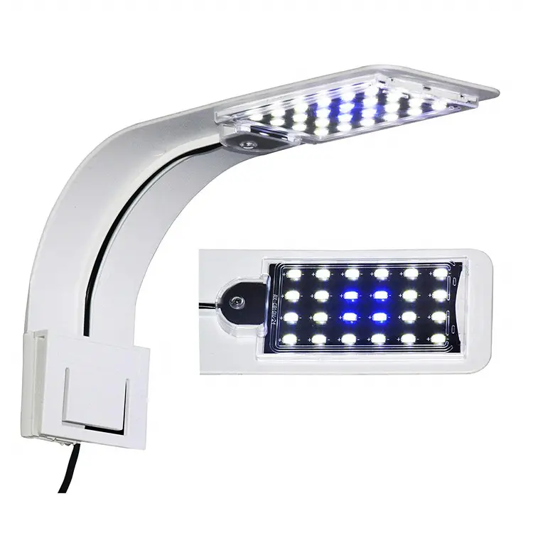 Aquarium Light Led Freshwater for Planted Fish Tank Clip-on Lamp Reef Aquarium Led Lighting