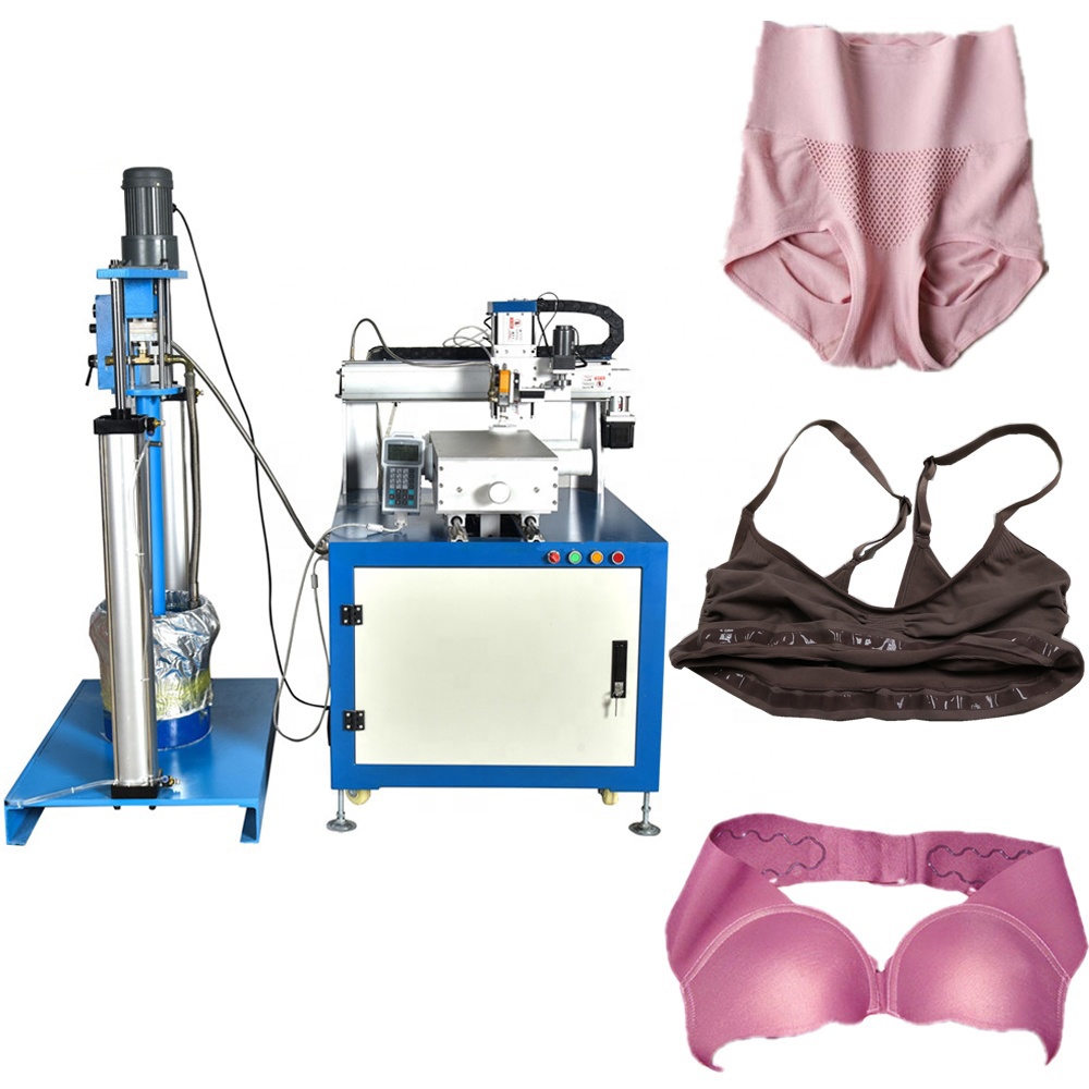 Seamless underwear rubber silicone coating machine