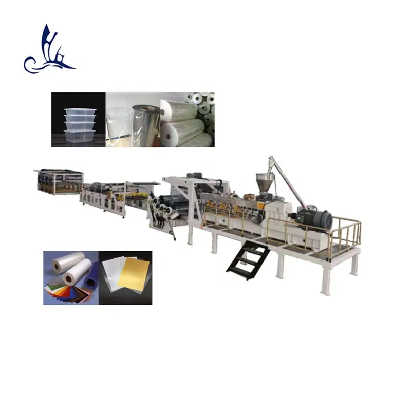 Fully Automatic Customized PC/PMMA/PS/ABS/PET Acrylic Sheet/Board/Panel Plastic Extruder Production Line Machinery