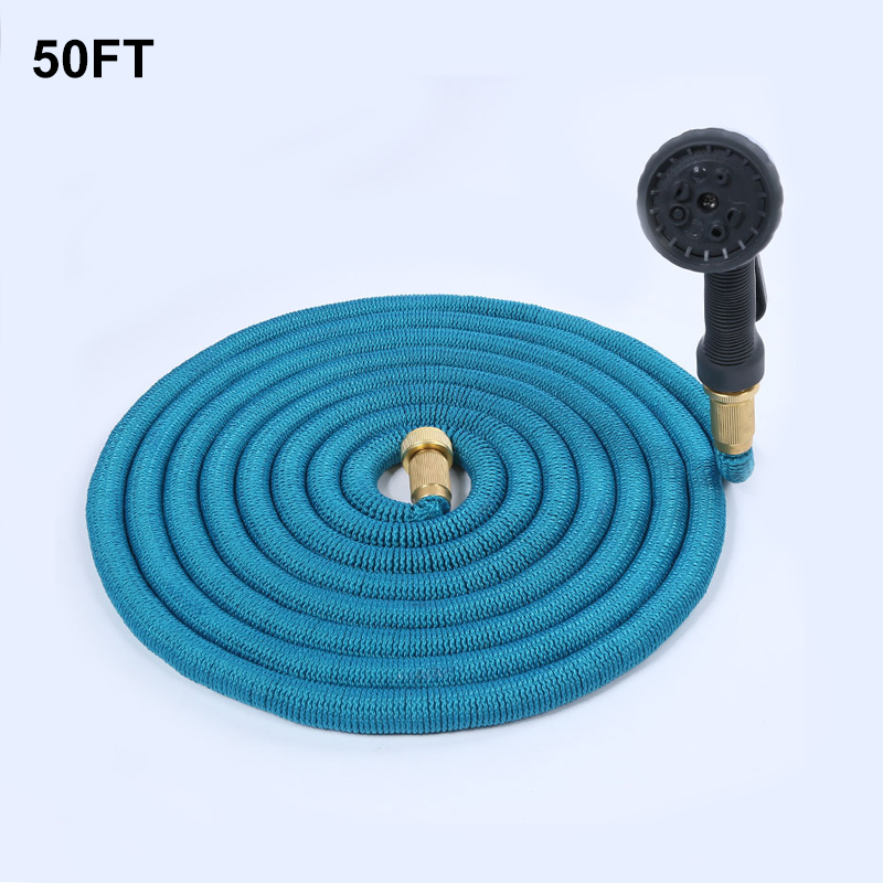 Best retractable expandable water hose automatic water expanding expandable hose with 8 function nozzle