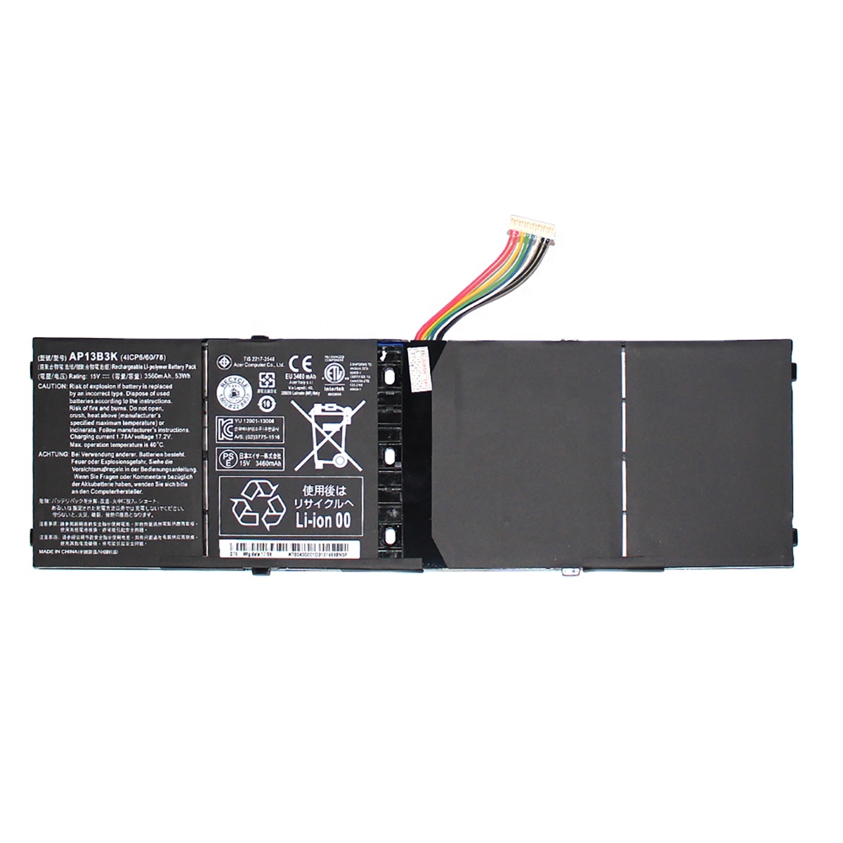 OEM ноутбук батарея AP13B3K для Acer Aspire M5-583 M5-583P R7-571 R7-571G R3-471TG V5-583P V5-552PG-X809