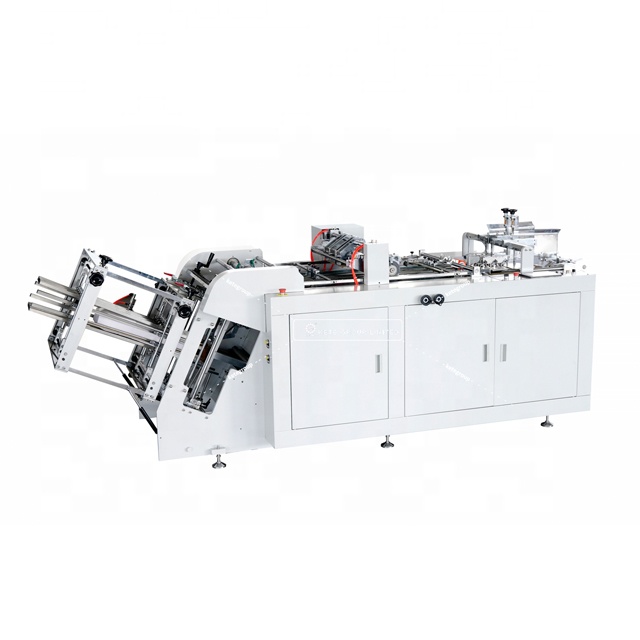 Automatic corrugated fast food paper lunch box making machine small