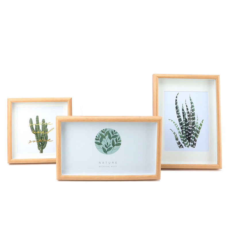 Wholesale Hot Selling Eco-friendly Fashionable Modern Mdf Wood Box Picture Photo Frame