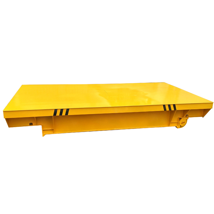 workshop using materials handling 15t electric mobile transfer cart