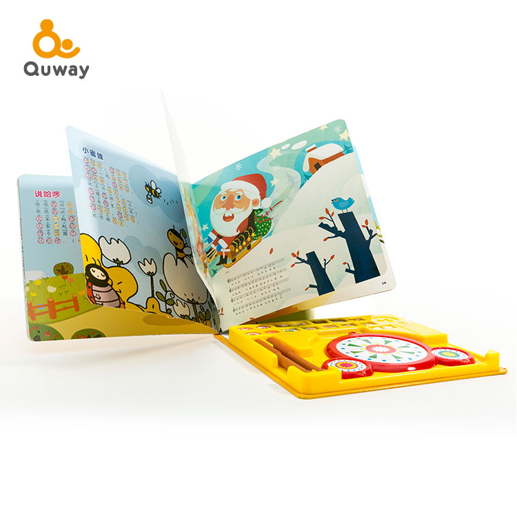 Quway, красивые песни, обучающий барабан, игровой стол, новейшие обучающие игрушки