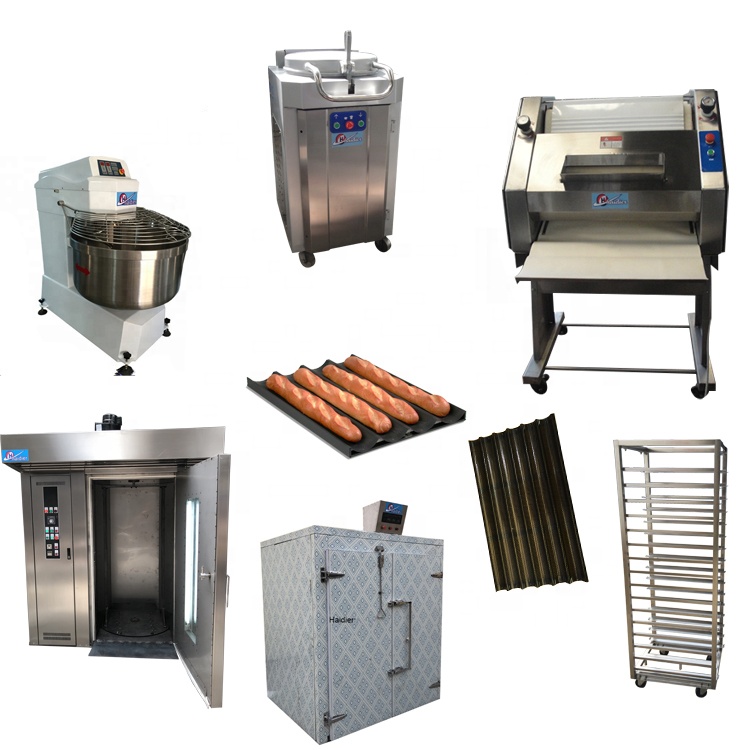 Automatic bakery production equipment complete line for bread cake baguette/hamburger/toast/croissat product line