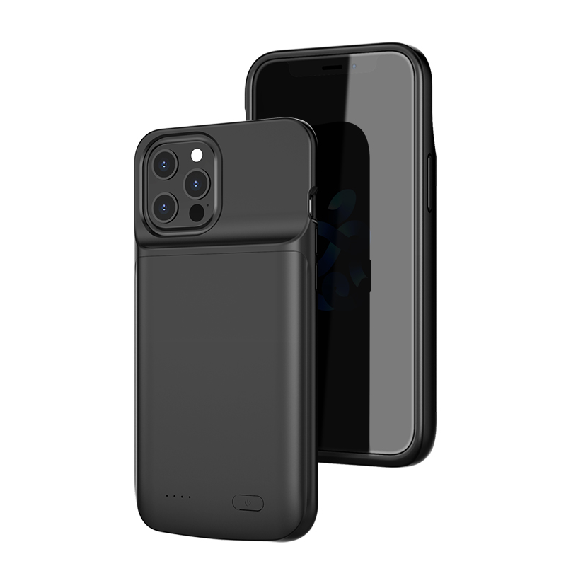 Ультратонкий внешний аккумулятор с разъемом для iPhone 12, 6,7 дюйма, 4800 мАч, чехол для аккумулятора, Беспроводная зарядка, противоударный