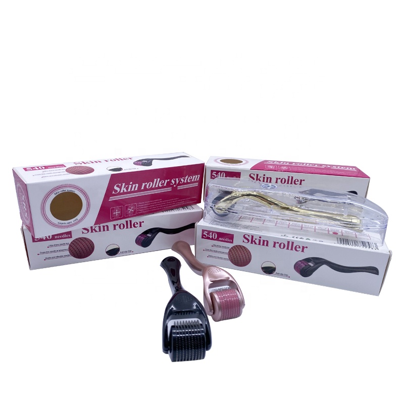 Инструменты для красоты, мезотерапия 540 Dermaroller Derma Roller 0,5 мм Титан для лица и тела