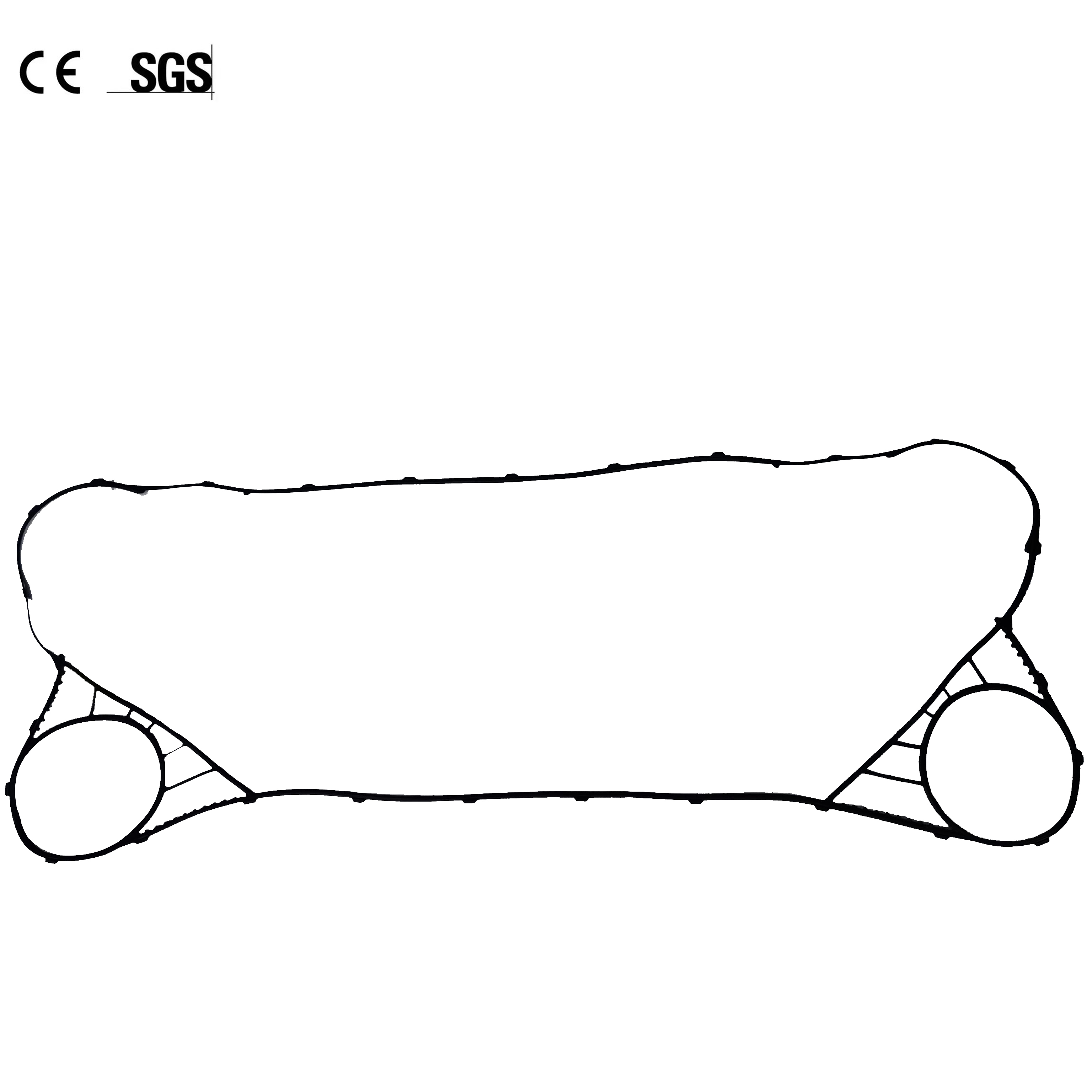 APV J107 Gasket for Desalination Pharmaceutical Factory Plate Heat Exchanger