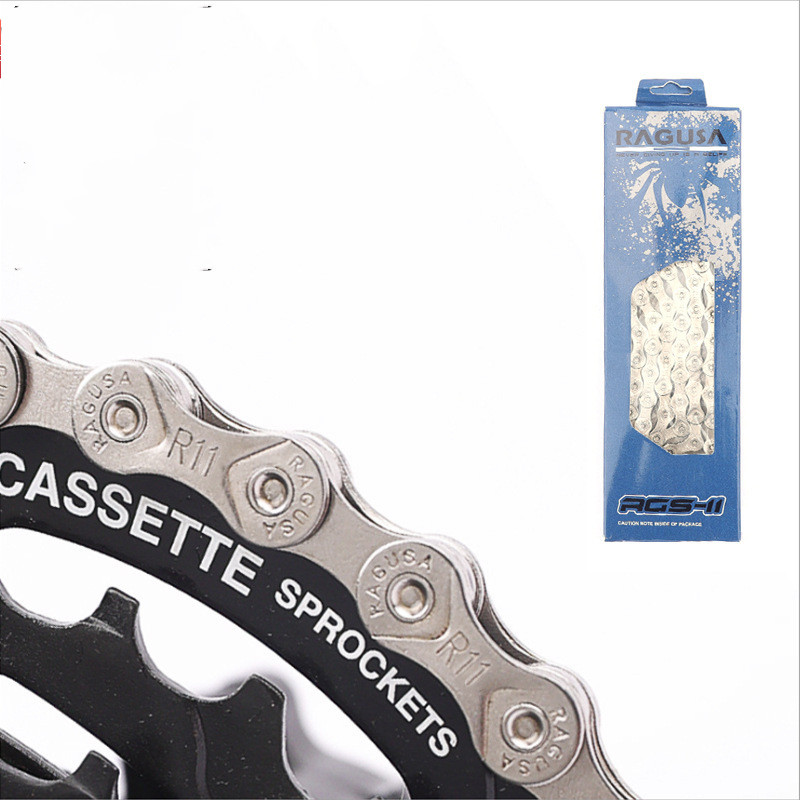 Mountain Bike 10 11 12 Speed Chain1/2" X11/128" Hollow Out Bicycle Chain With Connecting Pin
