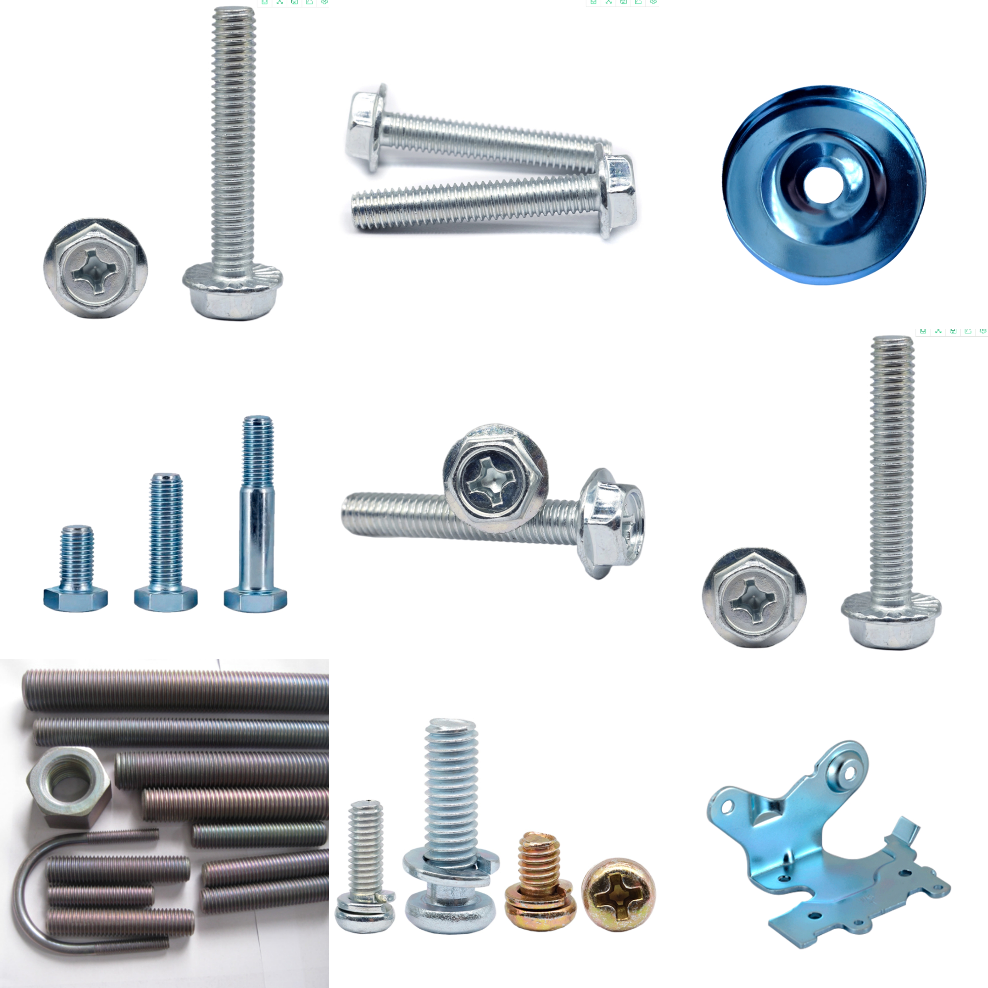 Manufacturer wholesale china waterproof M12 Trivalent chromium passivated nuts