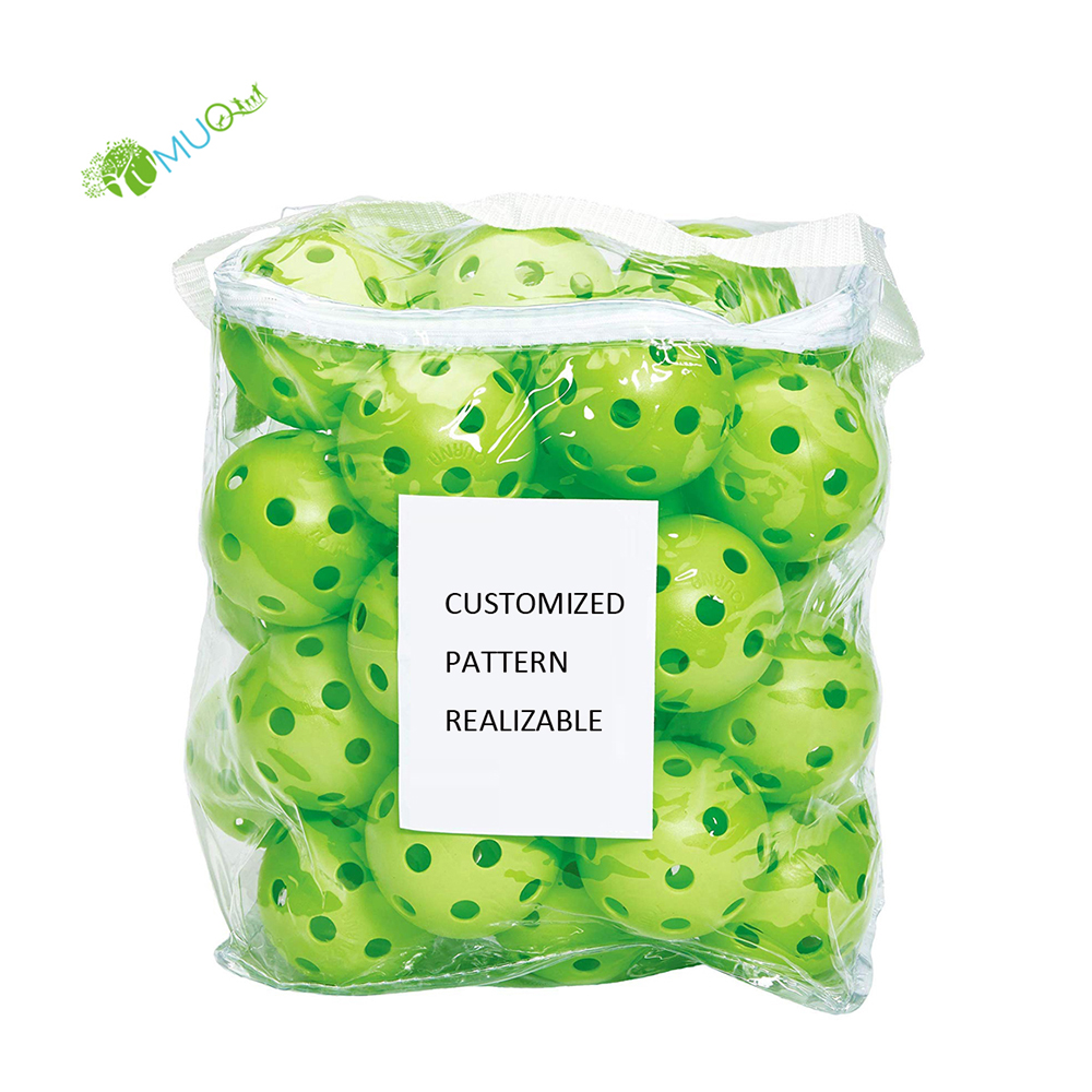 YumuQ USAPA Standard 36 Pack Outdoor 40 Holes Pickleball Balls Set