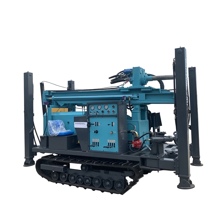 MININGWELL Raptor MW180 FYX180 FY180 малая буровая установка для водяных скважин, резиновая стальная гусеничная буровая установка