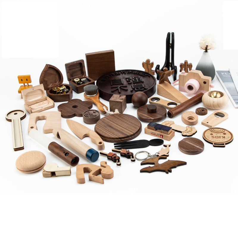 customized cnc wood service walnut cnc wood parts bamboo Beads wood cnc lathe parts machining factory